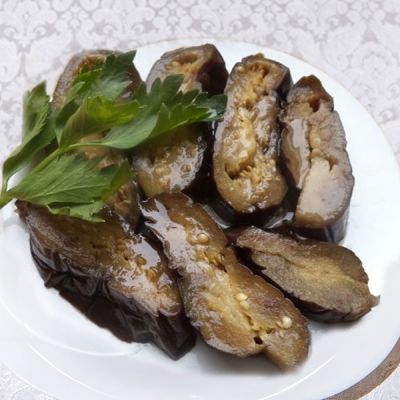Закуска «Соленый баклажан»