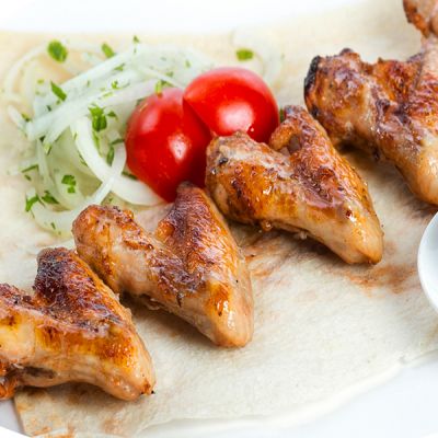 Шашлык из куриных крылышек